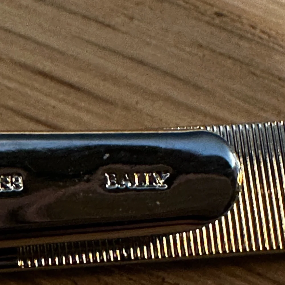 Bally Vintage made in Germany Cufflinks & Tie Bar Set – Gold & Silver Plated